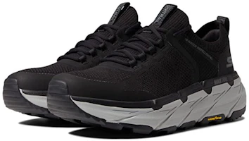 Lookbook Skechers Max 緩衝精英徑跑鞋 防滑耐磨 黑色