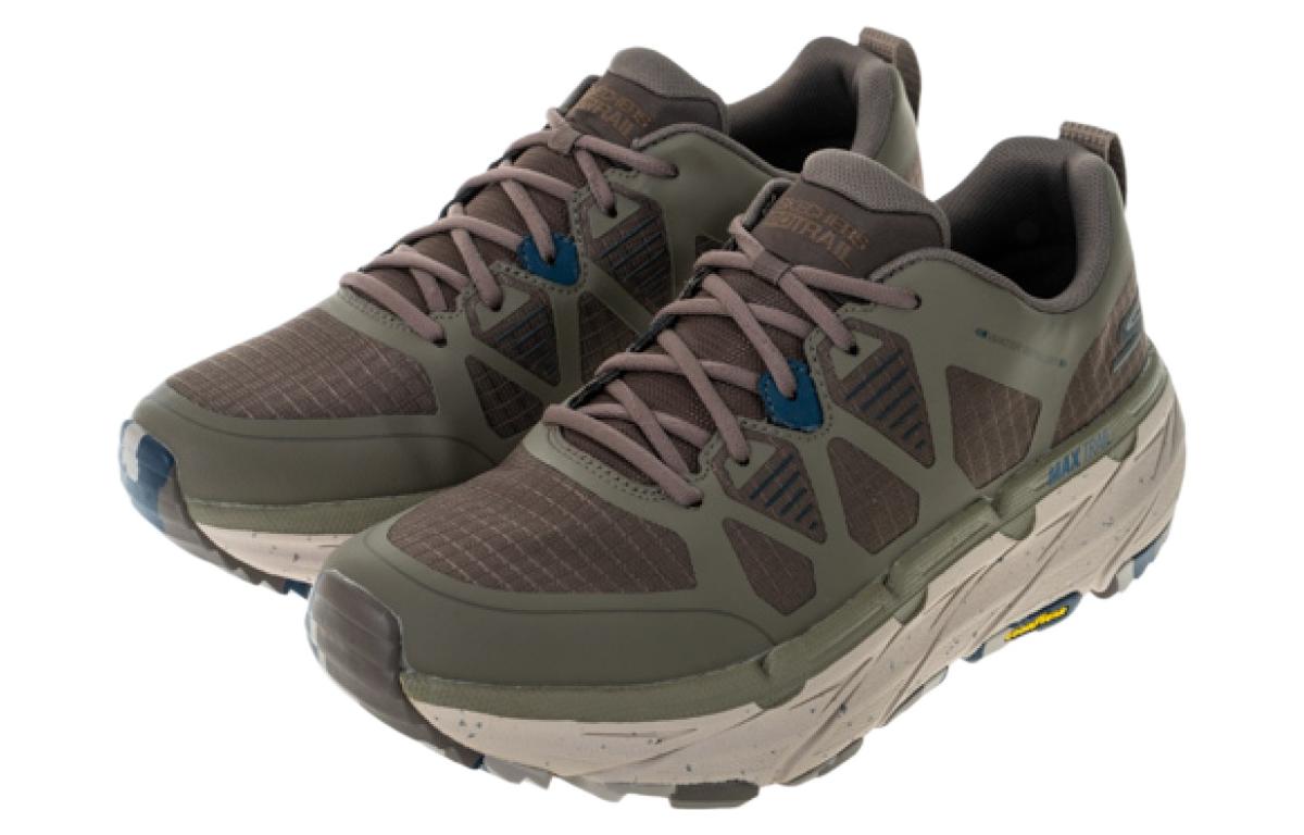 Lookbook Skechers Max Cushioning Premier Trail 'Coffee Brown' 220592-NTBR