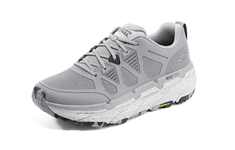 Lookbook Skechers Max Cushioning Premier Trail 'Gris Blanco' 220592C-LTGY