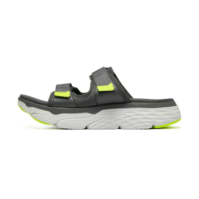 Skechers Max Cushioning Slide 'Black Green'
