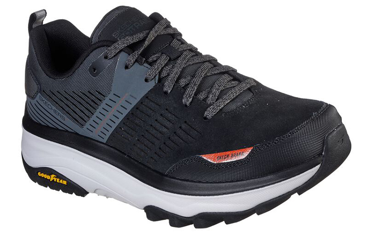 Lookbook Skechers Max Cushioning Trail 'Black Grey' 220051-BKCC