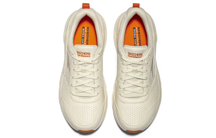 Shop Skechers Max Cushioning Ultimate ''Bianco Arancione'' 54441-OFWT