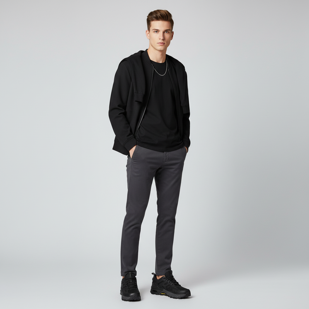 Lookbook Skechers Max Protect 'Hitam Arang' 237307C-BKCC