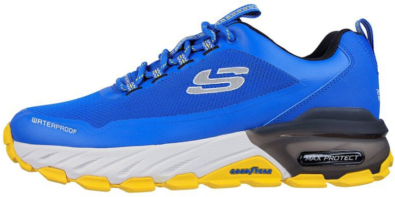 Skechers Max Protect 'Fast Track White Blue Yellow' 237304-BLYL Buy Skechers Max Protect 'Fast Track White Blue Yellow' 237304-BLYL