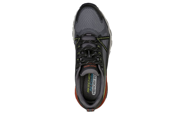 Shop Skechers Max Protect 'Grey Black Red' 237303-CCMT