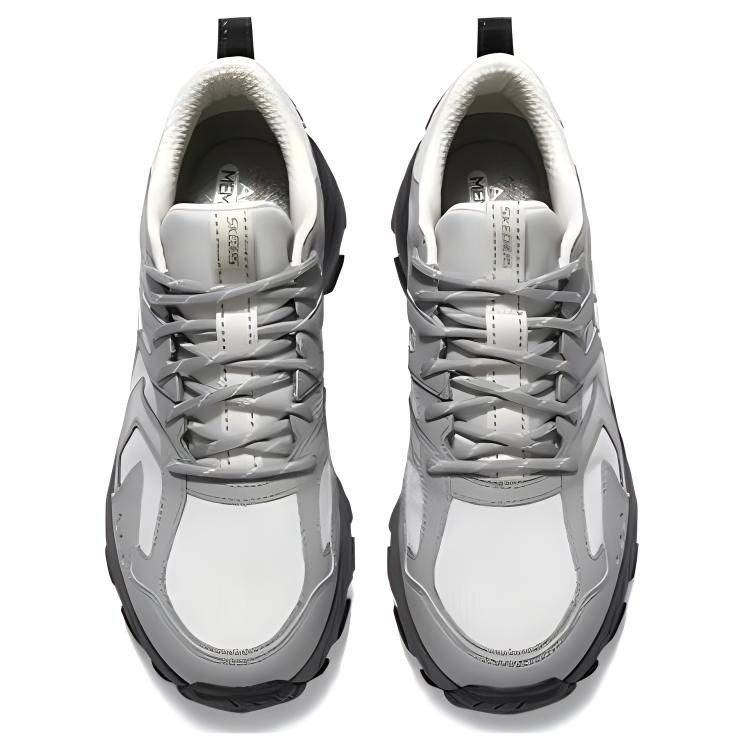 Lookbook Skechers Max Protect 'Blanco Gris' 237307C-WGY