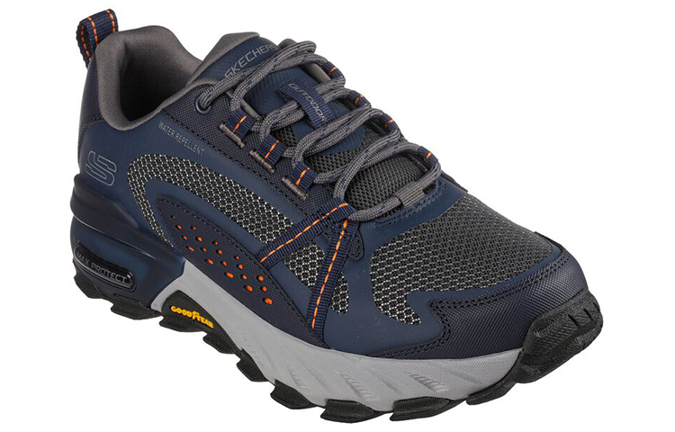 Lookbook Skechers Max Protect Low 'Outdoor Blue' 237303-NVGY