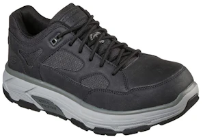 Lookbook Skechers Max Stout 合金安全鞋頭運動休閒鞋 黑色