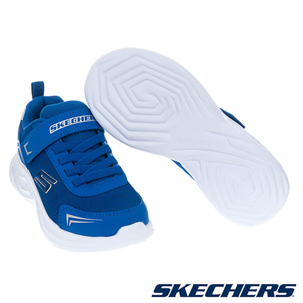 Shop SKECHERS Mazematics 男童休閒鞋 藍色靛藍 403609LBLSL