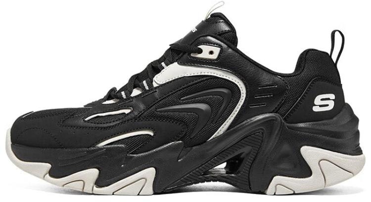skechers-mecha-generation-3-low-top-non-slip-abrasion-resistant-black-894255-ntbk