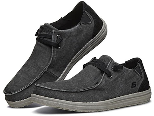 Skechers Melson Leisure Shoes Black 66387-BLK Lookbook Skechers Melson Leisure Shoes Black 66387-BLK