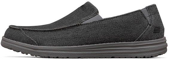 Skechers Melson 'Black Lightweight Breathable Slip-On' 210103-BLK Skechers Melson 'Black Lightweight Breathable Slip-On' 210103-BLK