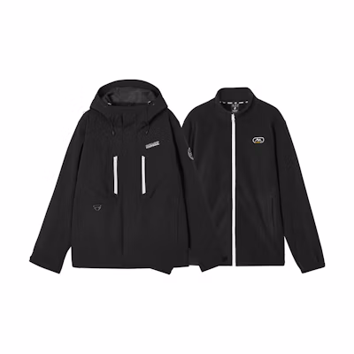 Skechers Men’s Carbon Black 3-in-1 Jacket Waterproof Windproof Breathable Warm L324M148-0018