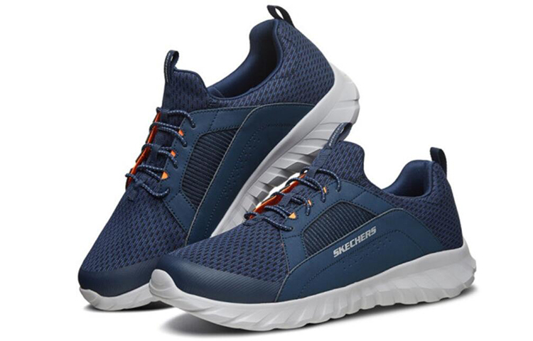 Order Skechers Homme Chaussures de Sport Running Bleu 8790050-NVOR