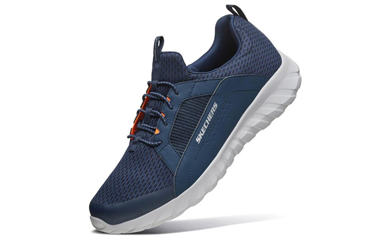 Lookbook Skechers Homme Chaussures de Sport Running Bleu 8790050-NVOR