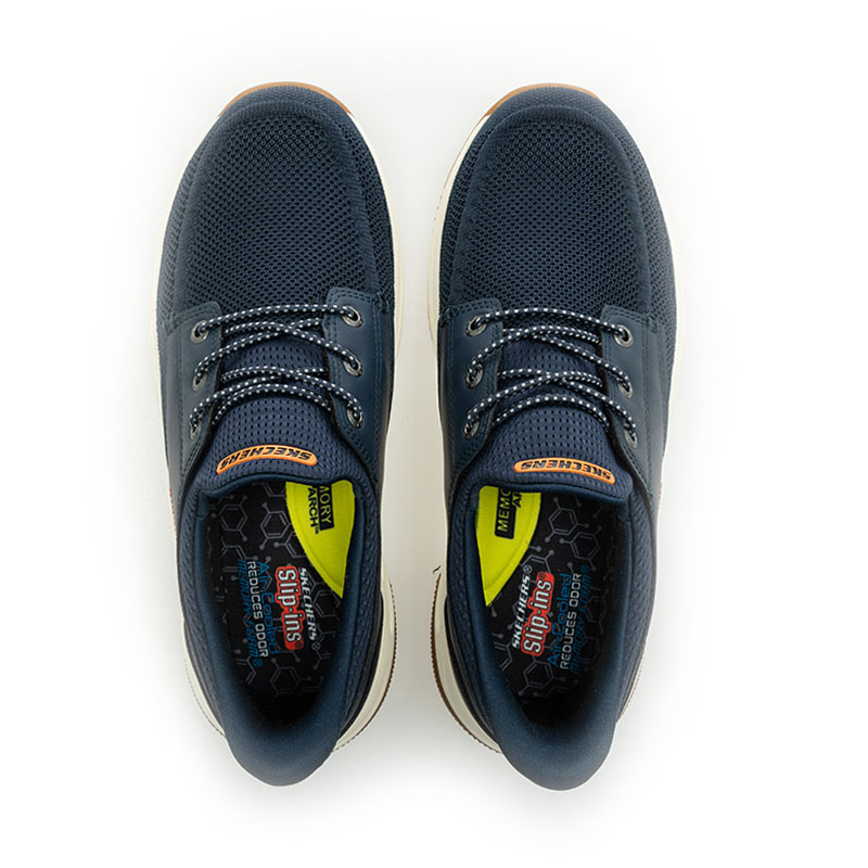 Sizing Skechers Meroe 休閒鞋 純藍設計 205467NVY
