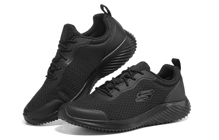 Order Skechers 網織運動休閒 輕便 低筒 跑步鞋 男款 黑