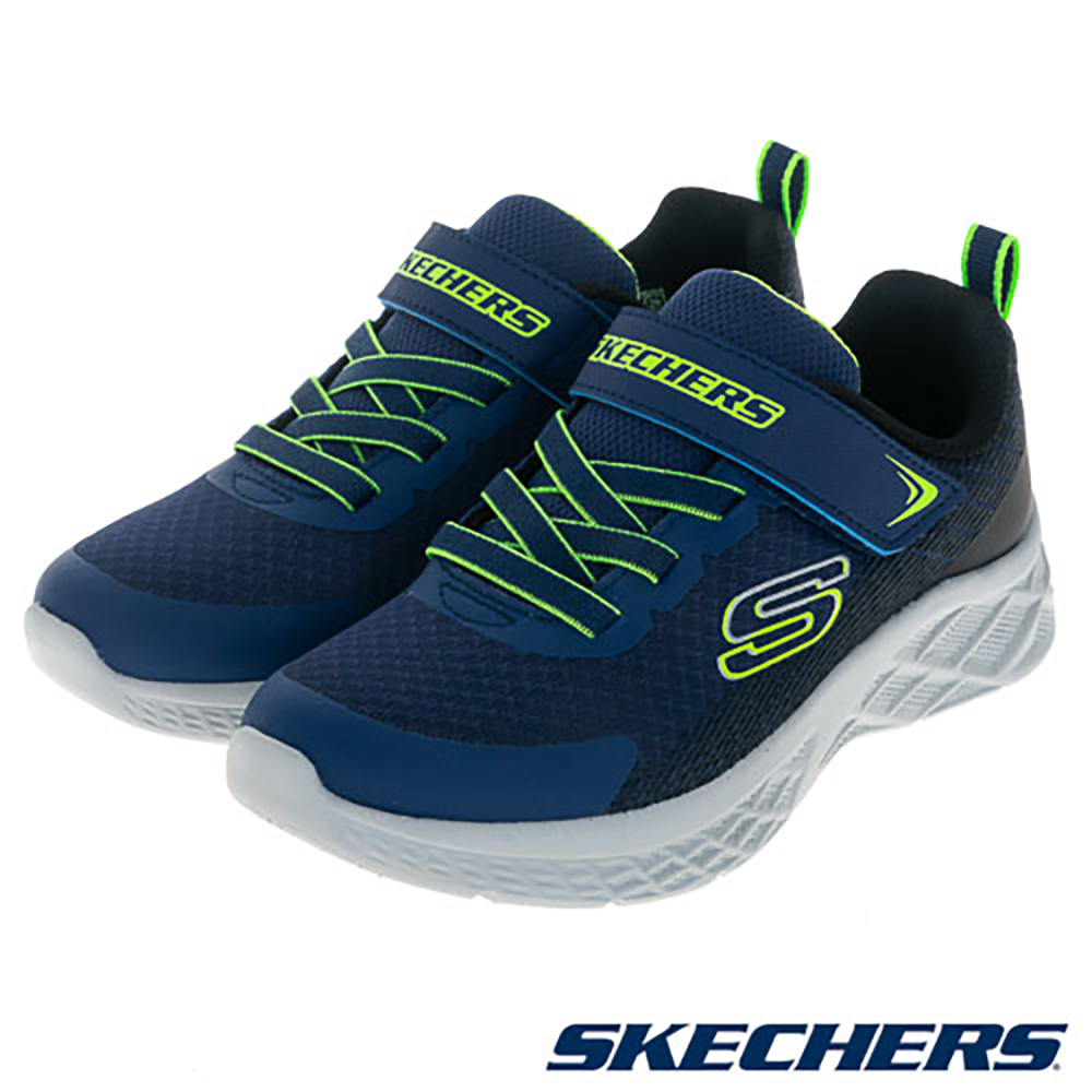 Skechers Microspec II Kids' Casual Shoes Blue 403924LNBLM