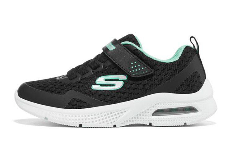 Skechers Microspec Max 'Black Light Blue' 302377L-BLK
