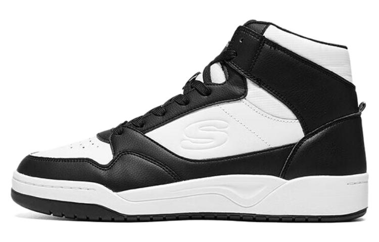 Skechers Mid-Top 'Black and White' 183243-WBK