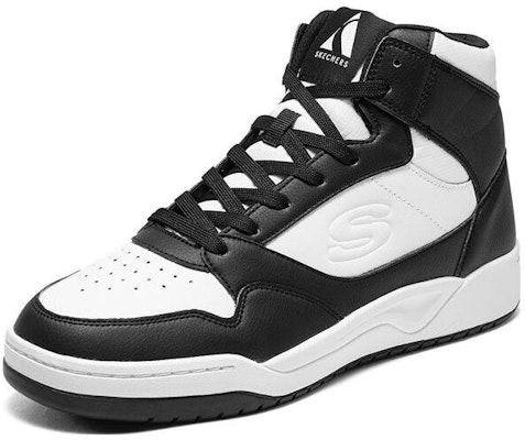 Skechers Mid-Top 'Black and White' 183243-WBK Lookbook Skechers Mid-Top 'Black and White' 183243-WBK