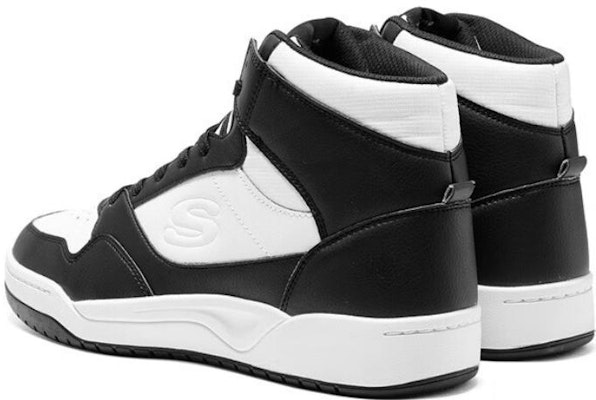 Skechers Mid-Top 'Black and White' 183243-WBK Shop Skechers Mid-Top 'Black and White' 183243-WBK