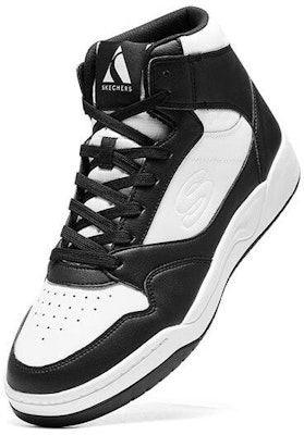 Skechers Mid-Top 'Black and White' 183243-WBK Purchase Skechers Mid-Top 'Black and White' 183243-WBK