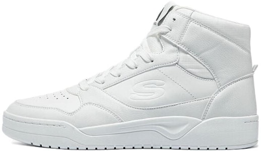 Skechers 舒適百搭 防滑耐磨 中筒 生活休閒鞋 男款 白色 Buy Skechers 舒適百搭 防滑耐磨 中筒 生活休閒鞋 男款 白色