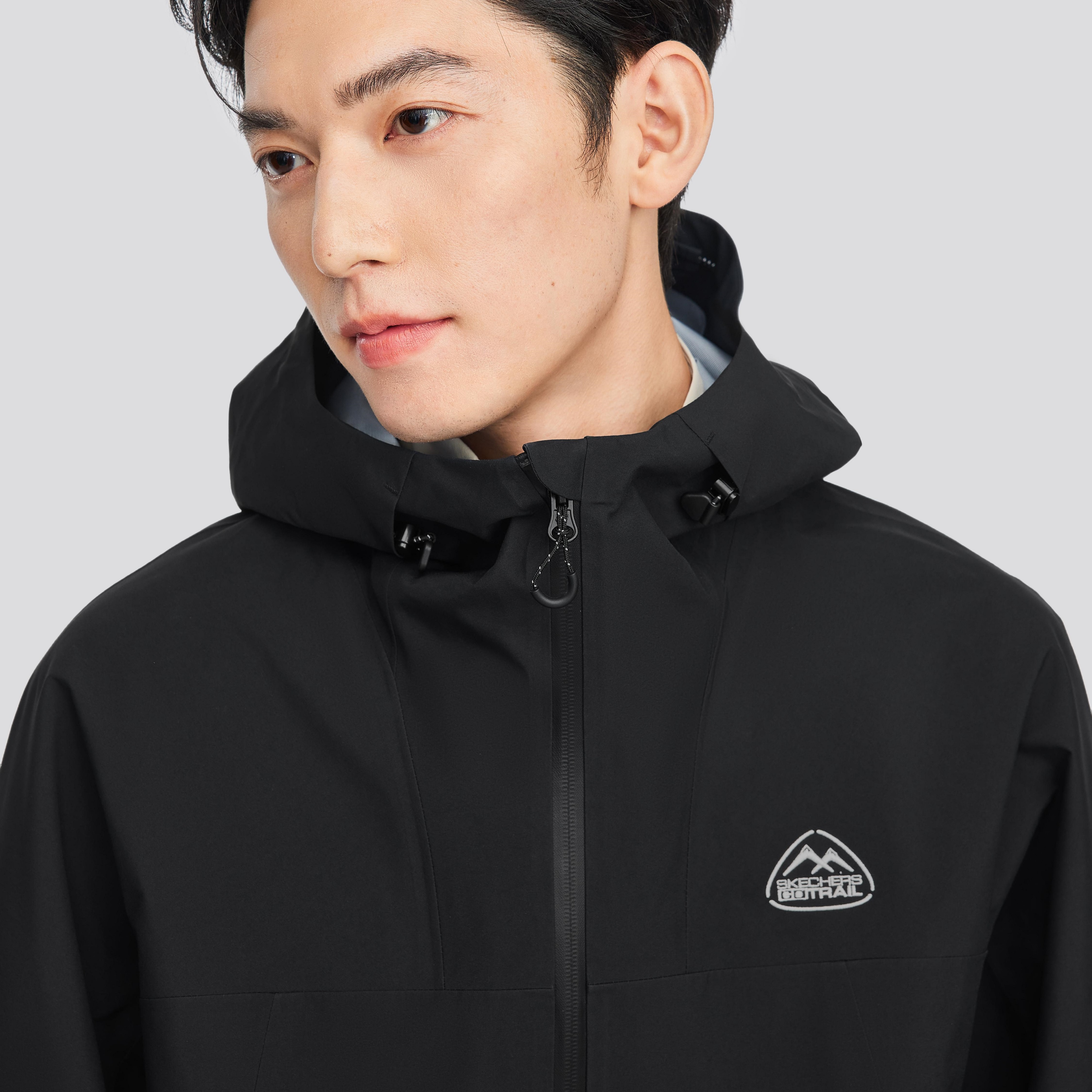 Skechers Minimalist Waterproof Windproof UPF50+ Hoodie Jacket Unisex Carbon Black L424U189-0018 圖 6