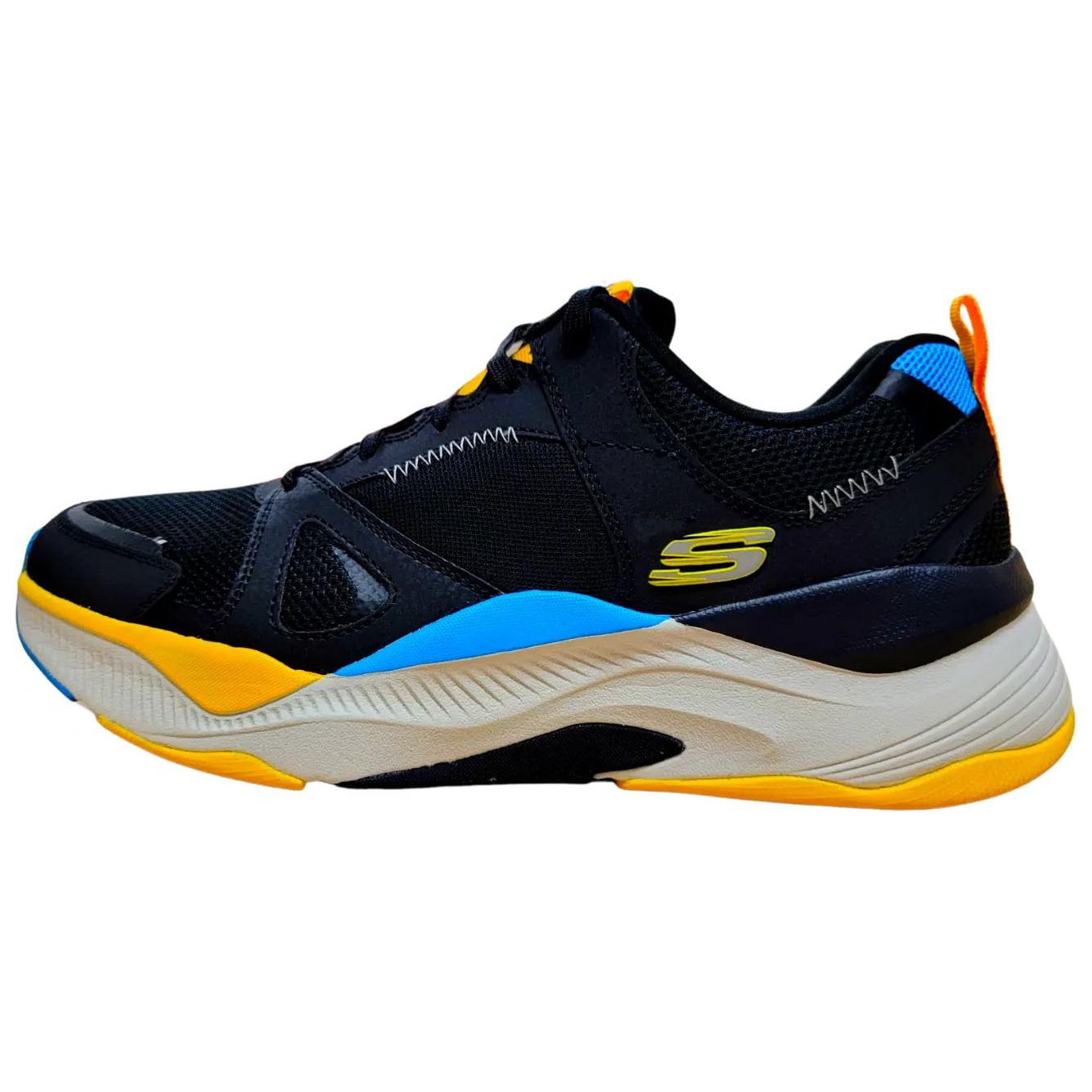 Skechers Mira Rylight 'Black Blue Yellow' 232219-BKMT