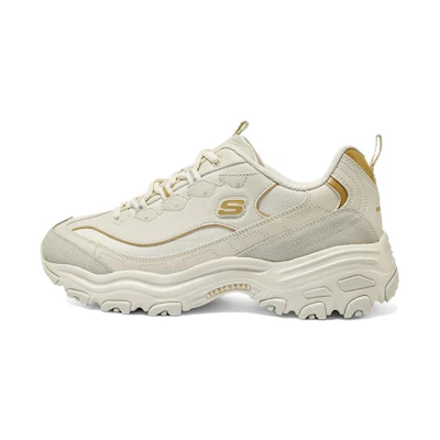 Skechers D'lites 1.0 Marathon Running Shoes 'Beige Gold'