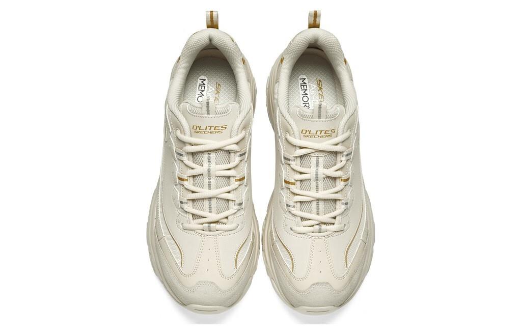 Skechers D'lites 1.0 Marathon Running Shoes 'Beige Gold' 圖 4