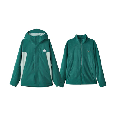 Skechers Modular Outdoor Jacket - Windproof, Waterproof, Warm, Olive Green L324M149-02ZG