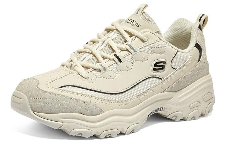 Lookbook Skechers D'lites 1.0 Zapatillas de Running 'Beige Negro' 894289-NTBK