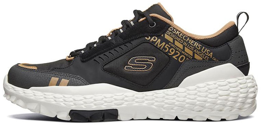 Skechers Monster Low-Top Sneakers Black/Gold 51715-BLK Buy Skechers Monster Low-Top Sneakers Black/Gold 51715-BLK