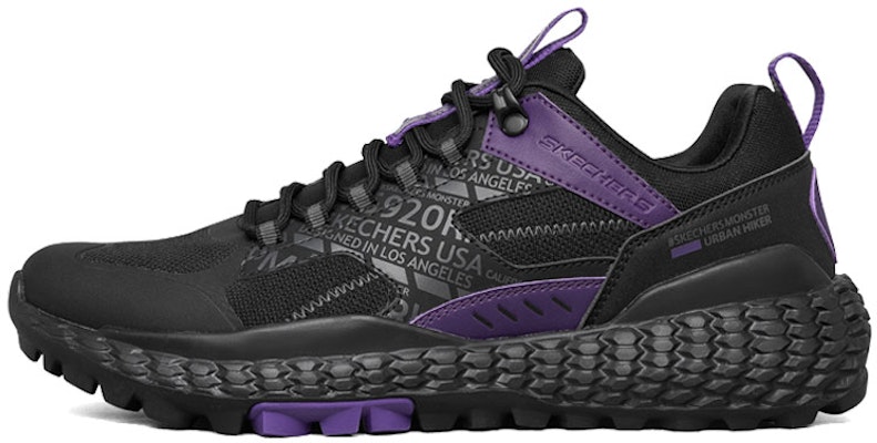 スケッチャーズ モンスター 黒/紫 666131-BKPR Buy スケッチャーズ モンスター 黒/紫 666131-BKPR