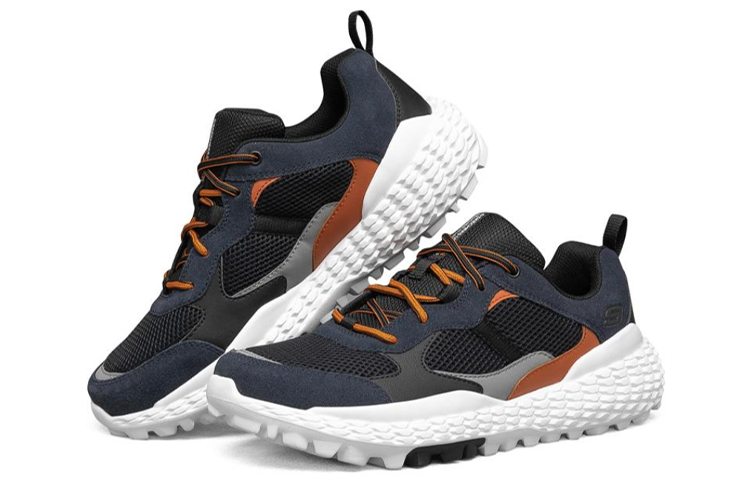 Skechers MonsterRunning Shoes Blue/Black/Orange 圖 3