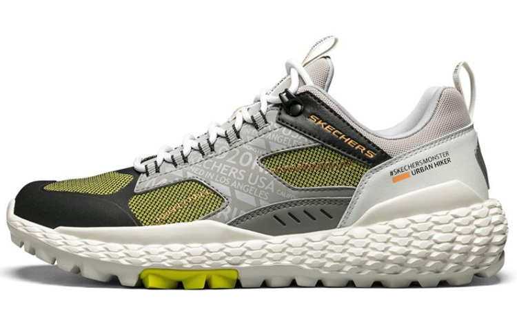 Skechers Monster Sports Shoes Yellow 'Gray' 666131-GYLM