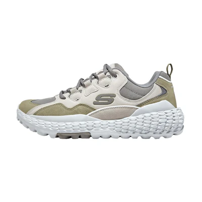 Skechers Monster Marathon Running Shoes 'Cream White Green Grey'