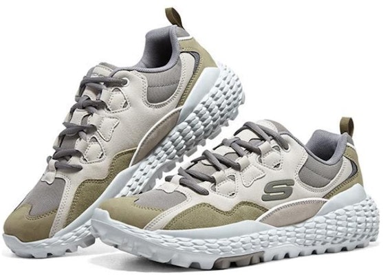 Skechers Monster Marathon Running Shoes 'Cream White Green Grey' 894205-GYMT Lookbook Skechers Monster Marathon Running Shoes 'Cream White Green Grey' 894205-GYMT