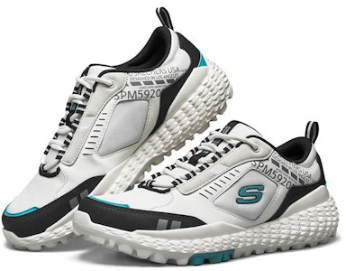 Skechers Monster Low-Top Putih/Hitam/Hijau 51715-WBK Lookbook Skechers Monster Low-Top Putih/Hitam/Hijau 51715-WBK