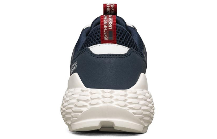Shop Skechers Monster 復古 低筒 跑步鞋 男款 海軍藍