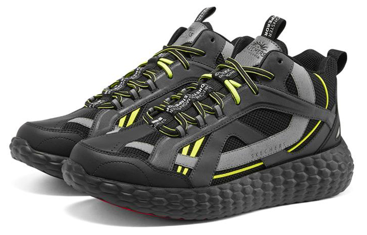 Lookbook Skechers Monster Emperor 'Black Yellow Gray' 237276-BKMT