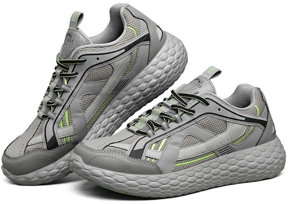 Skechers Monster Emperor Kasut Sukan Kelabu/Hijau 237141-GRY Lookbook Skechers Monster Emperor Kasut Sukan Kelabu/Hijau 237141-GRY