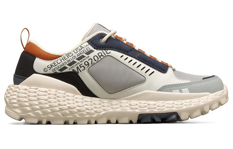 Order Skechers Monster Baskets Basses Course Gris/Bleu 51715-GYNV