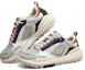 Lookbook Skechers Monster Baskets Basses Course Gris/Bleu 51715-GYNV