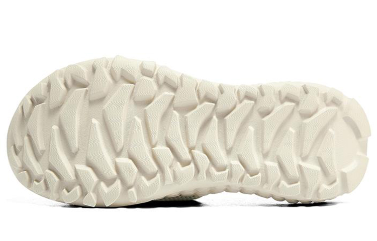 Shop Skechers Monster 涼鞋 休閒運動拖鞋 米白綠