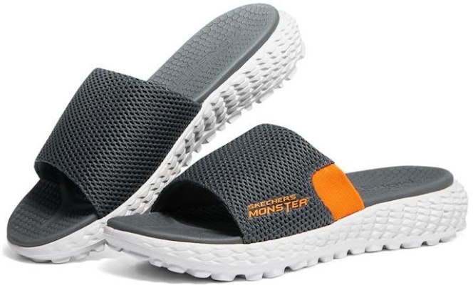 Skechers Monster Sandal 'Grey Orange' 237295-GRY Lookbook Skechers Monster Sandal 'Grey Orange' 237295-GRY