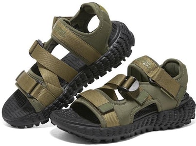 스케쳐스 몬스터 샌들 '올리브 블랙' 894231-OLBK Lookbook 스케쳐스 몬스터 샌들 '올리브 블랙' 894231-OLBK