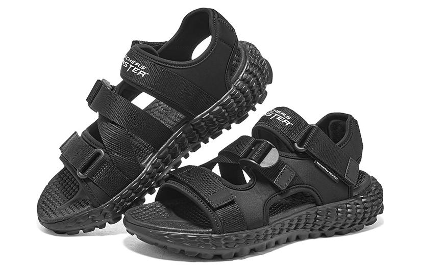 Lookbook Skechers Monster Sandal 'Hitam' 894231-BBK